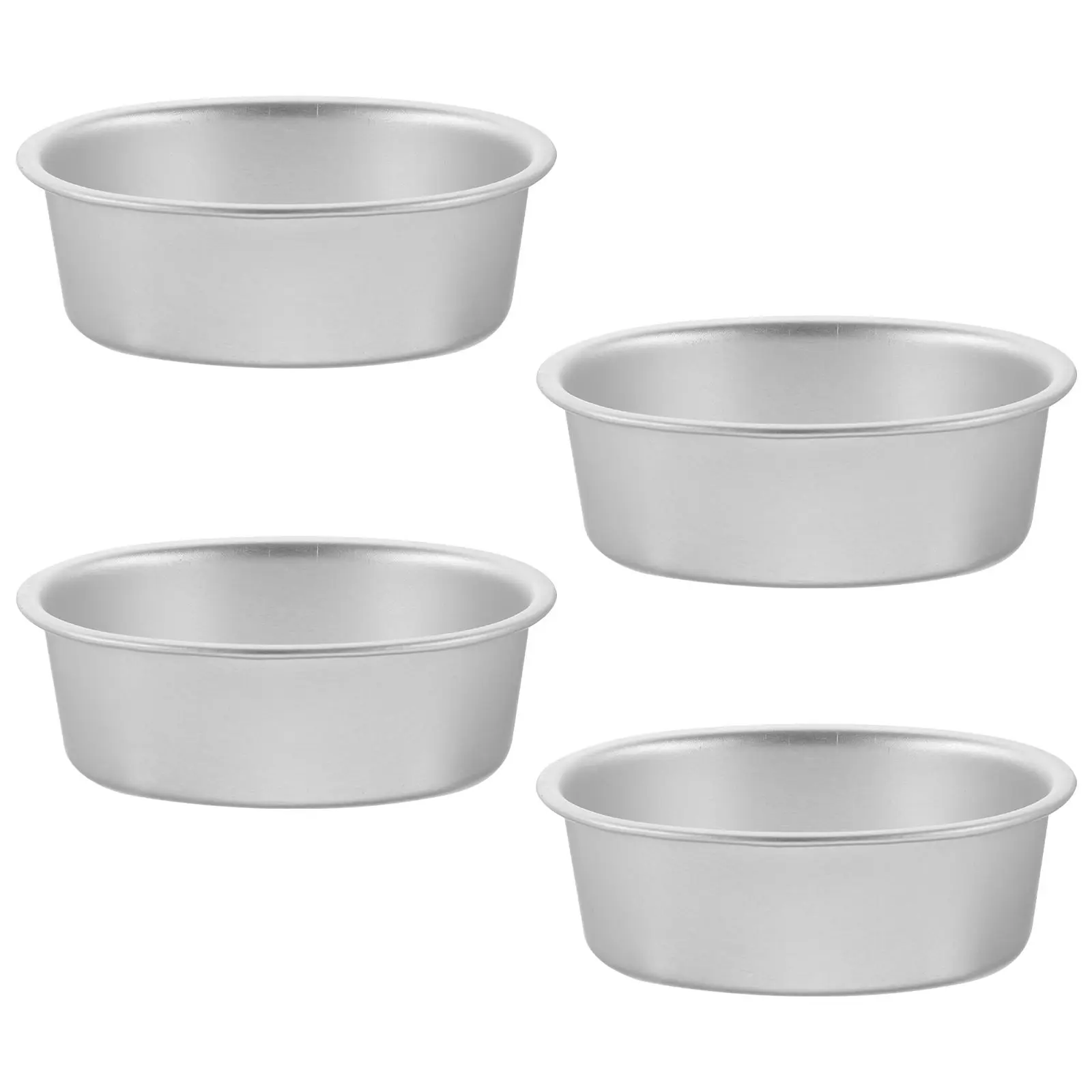 

12Pcs Aluminum Mold Nonstick Oven Safe Bakeware Cake Mold Set Easy Clean Non-Stick Metal Cake Pan Pans For Baking Cakes Muffins