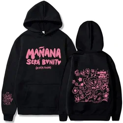 Female Singer Karol G Hoodies Manana Sera Bonito Printing Hoodie Bichota Multi-colors Sweatshirts Y2k Fleece Hoody for Men Women