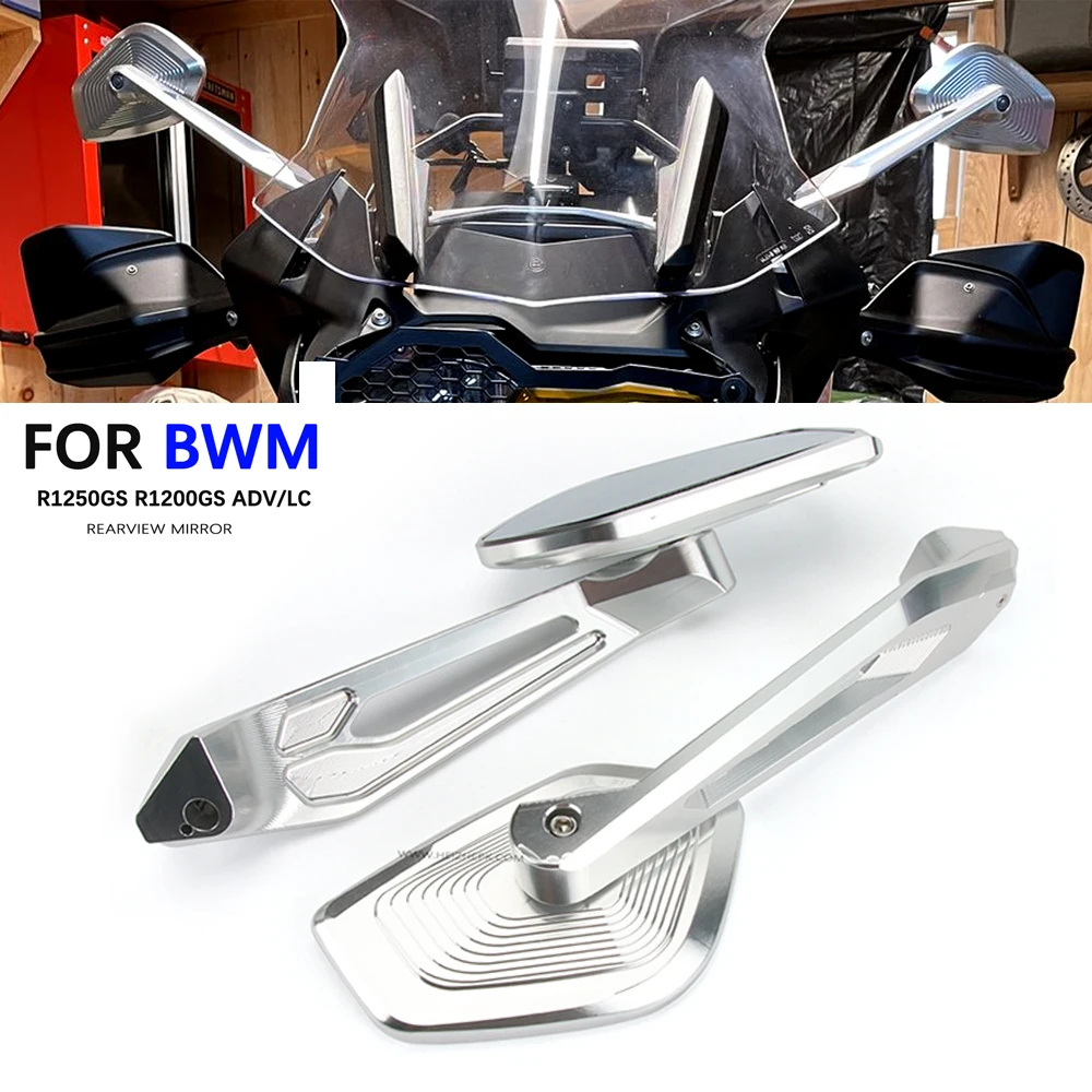 For BMW R1250GS R1200GS Motorcycle Accessories CNC RearviewMirrors HD Moto Side Mirrors R 1250 GS ADV R1200GS LC NEW View Mirror