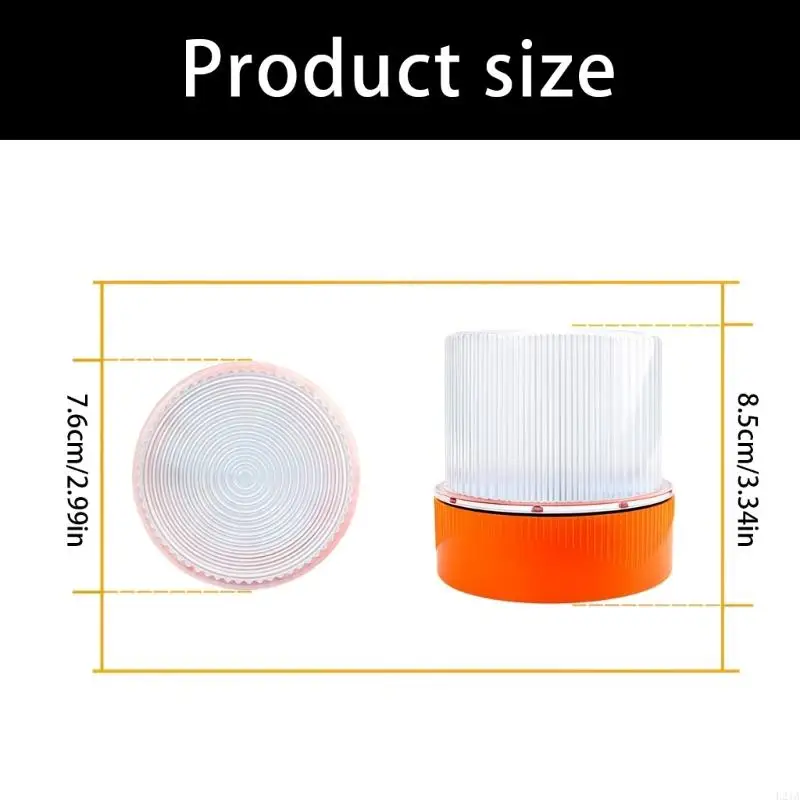 2025 New Mount LED Car Beacon with 360 Manual Mode Control Wide Compatibility Suitable for Outdoor Use