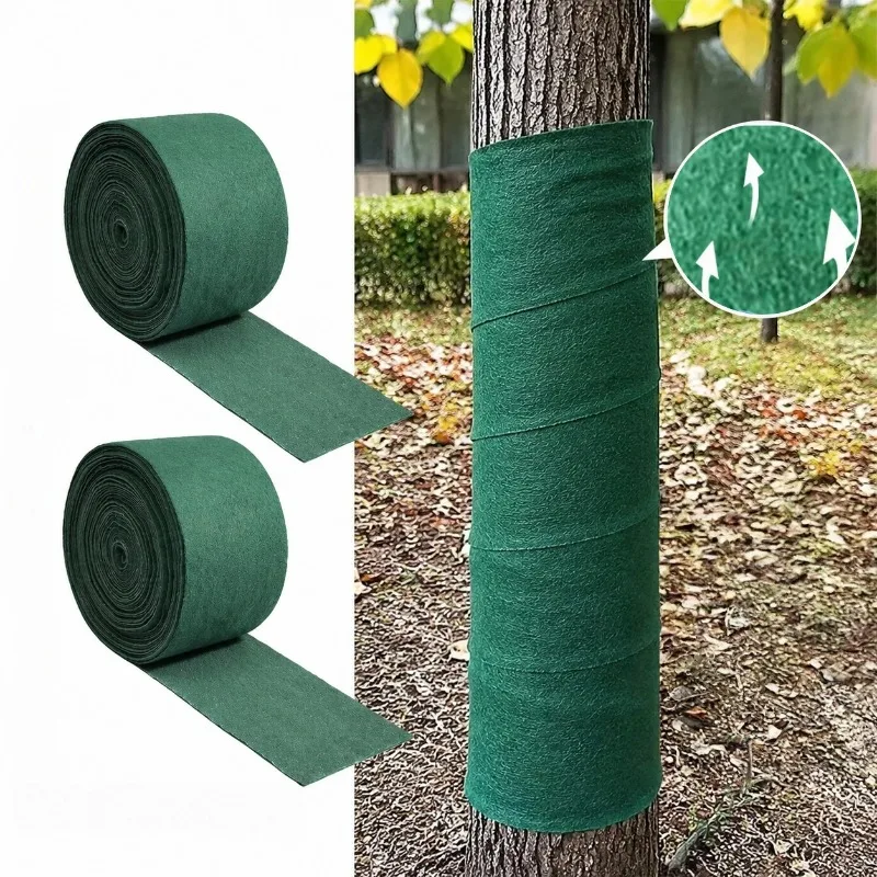 Winter‑Proof Trunk Guard Tree Protector Wraps Plant Cover Non‑woven Antifreeze Bandage Shrub Plants Garden Branch Cloth