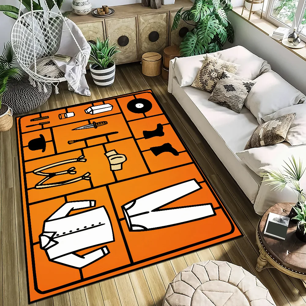 horror movie A C-ClockworkS O-Orange small carpet Rug Carpet Home Decor Bedroom Mat Hallway Balcony Entrance Doormat Decoration