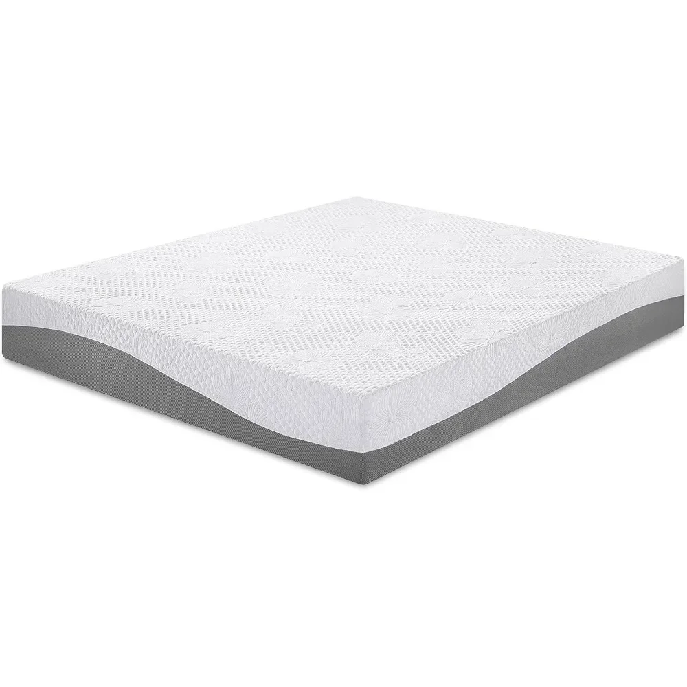 Full Mattress, 10 Inch Gel Memory Foam Mattress, Gel Infused for Comfort and Pressure Relief