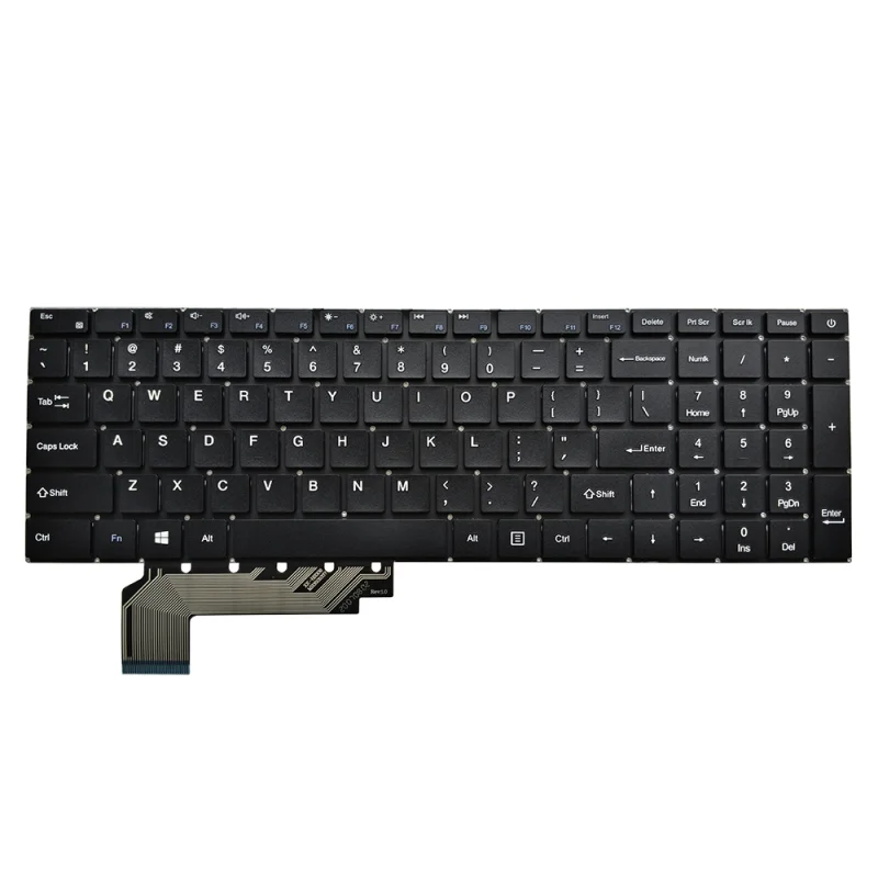 US English Laptop Keyboard for MB3501037 XK-HS309 Keyboard New Black US Layout No Backlight Without Frame
