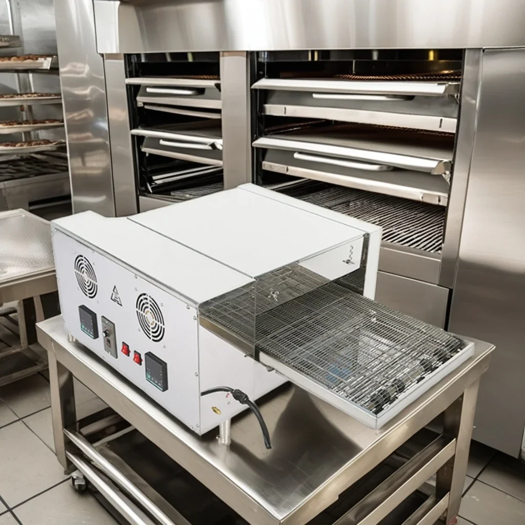 

Высококачественная быстрая печь для пиццы с конвейером, коммерческая, 220В, для дома и отелей, новая, с основным блоком управления