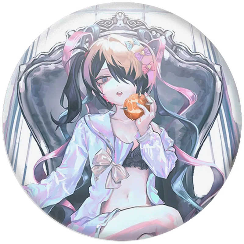 NEEDY нана GIRL OVERDOSE - RUN with My SICK  58mm badges button pins