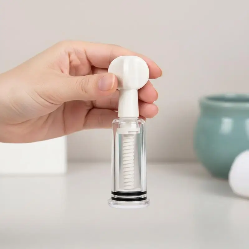 1Pcs Vacuum Suction Cupping Cup Nipple Enhancer Easy to Clean Silicone Portable Massage Tool for Home Use