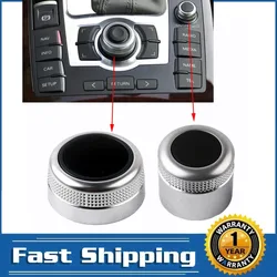 4F0919069 MMI Control Center Navigation Menu Control Adjustment Knob Switch Cover Cap for AUDI A6 Q7 S6 S8 C6 AVANT 2007 - 2001