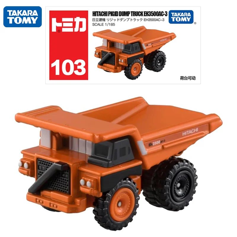 

TAKARA TOMY Tomica NO.103 Hitachi Rigid Dump Truck Eh3500ac-3 Vehicle Diecast Metal Model Alloy Cars Version Toys Kids Gifts