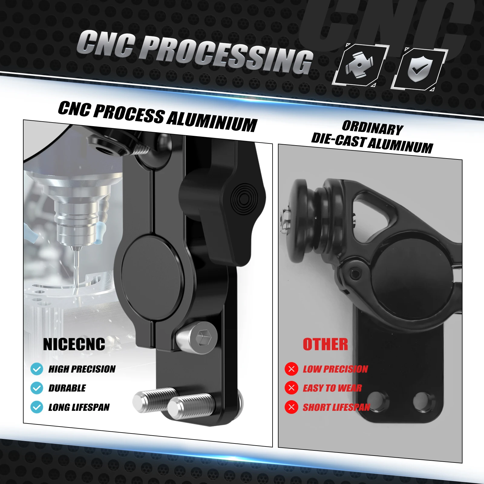 مرايا الرؤية الخلفية للدراجة النارية KTM 690 إندورو R 790 890 Duke/Adventure R 1290 ADV BMW R1250GS ADV Yamaha Rapto 700 Tenere 700 #3