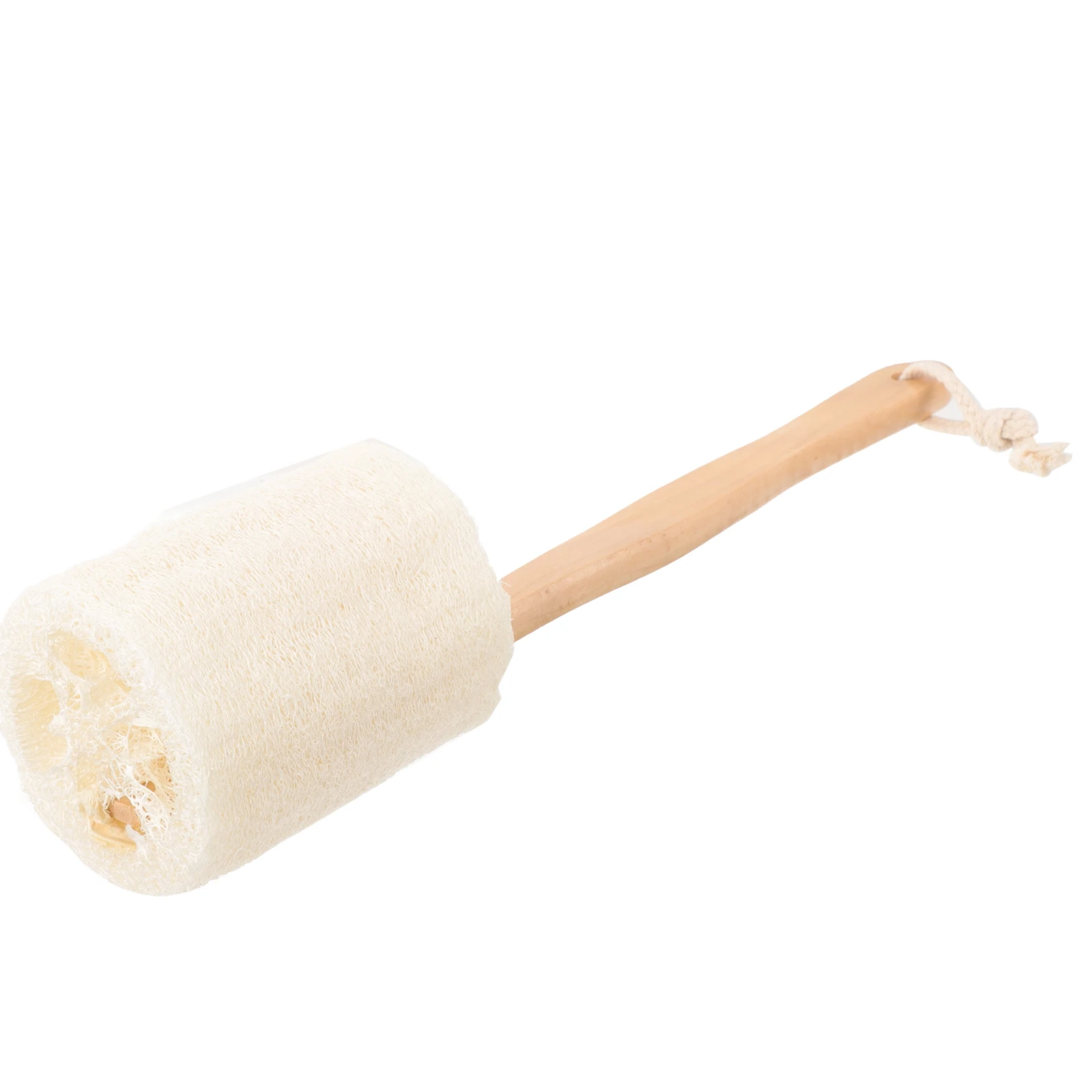 

Natural Loofah Bath Body Scrubber Exfoliator Handheld Cleansing Shower Cleaning Brush Long Handle Bath Skin Brush