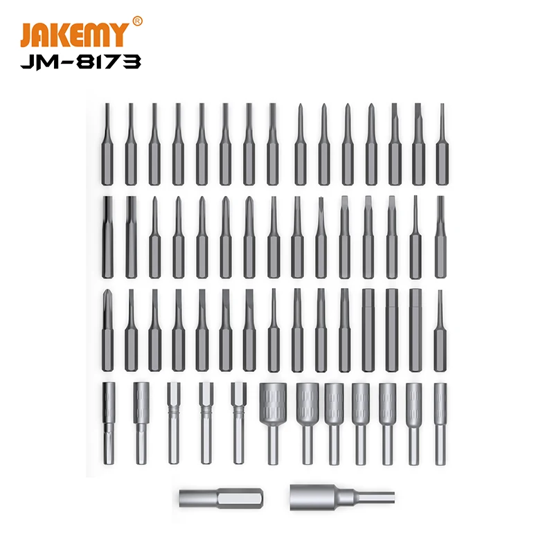 JAKEMY JM-8173 Precision Screwdriver Set Magnetic Screw Driver Bit for Mobile Phone Computer Laptop Repair Hand Tools