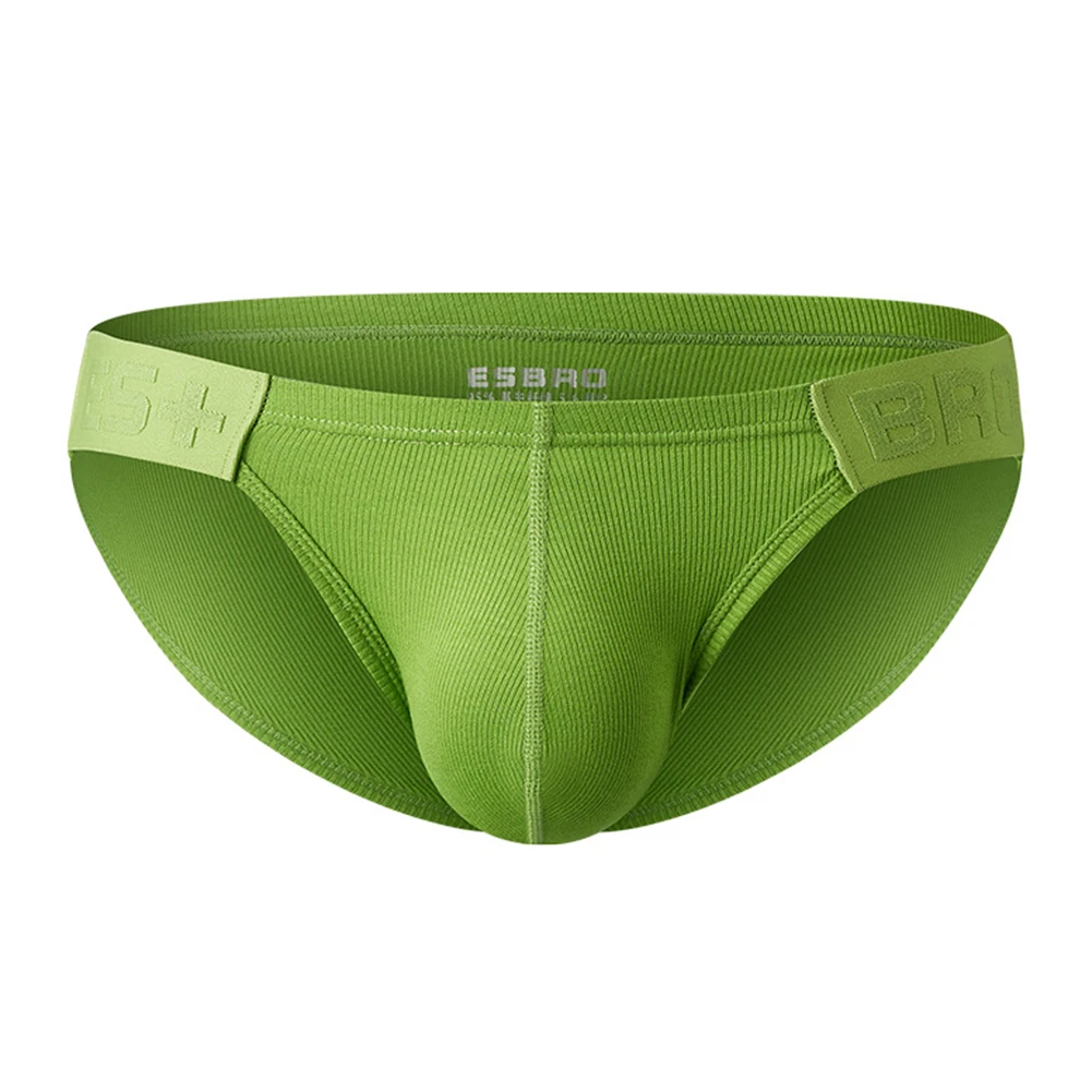 กางเกงในเอวต่ำสีล้วนแบบกระเป๋าของผู้ชายกางเกงขาสั้นแบบชุดชั้นในกางเกงชั้นในนุ่มเซ็กซี่