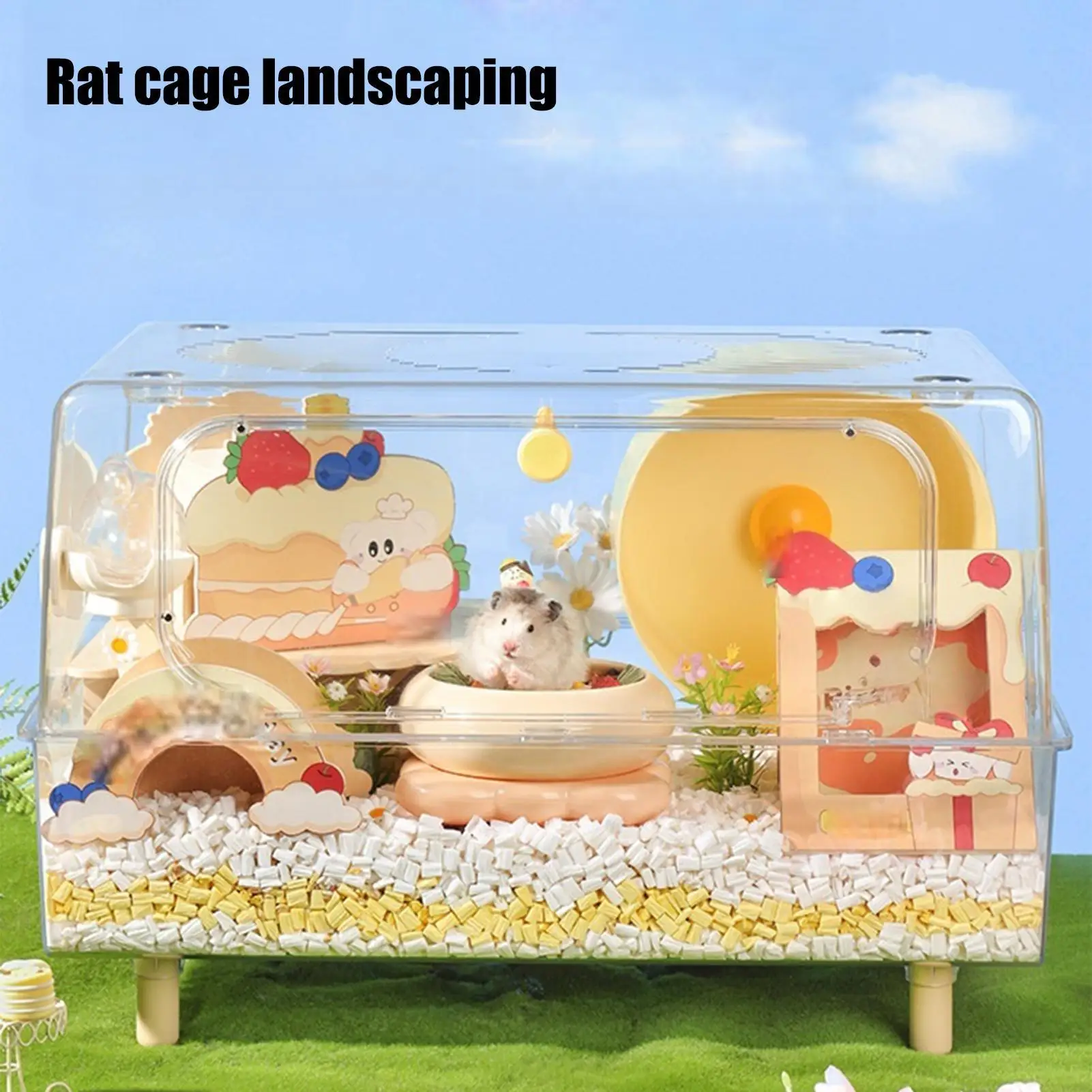 

Миска для еды для хомяка, керамический контейнер для купания домашних животных, керамический контейнер для песочной ванны для хомяков, мышей, ступеней, хорьков, белков