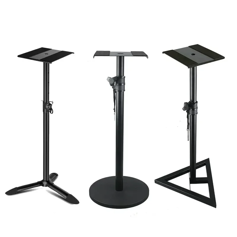 Monitor speaker rack Professional lifting tripod Metal floor HIFI surround desktop ktv audio book holder