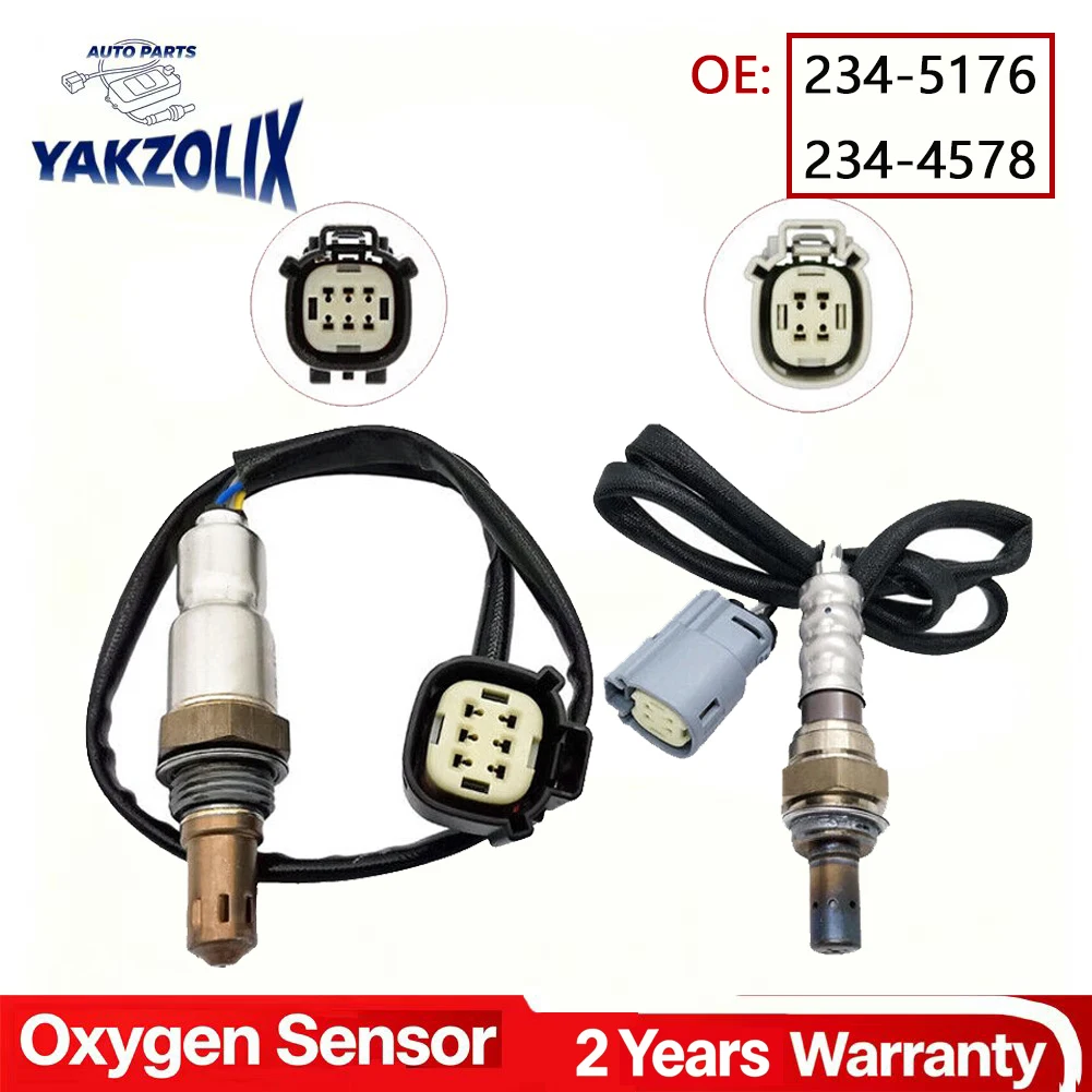 

2Pcs For Ford Escape Fusion Transit Connect 2.5L L4 2014 2015 2016 Lambda Up Downstream Front Rear Oxygen O2 Sensor 4 & 5 Wires