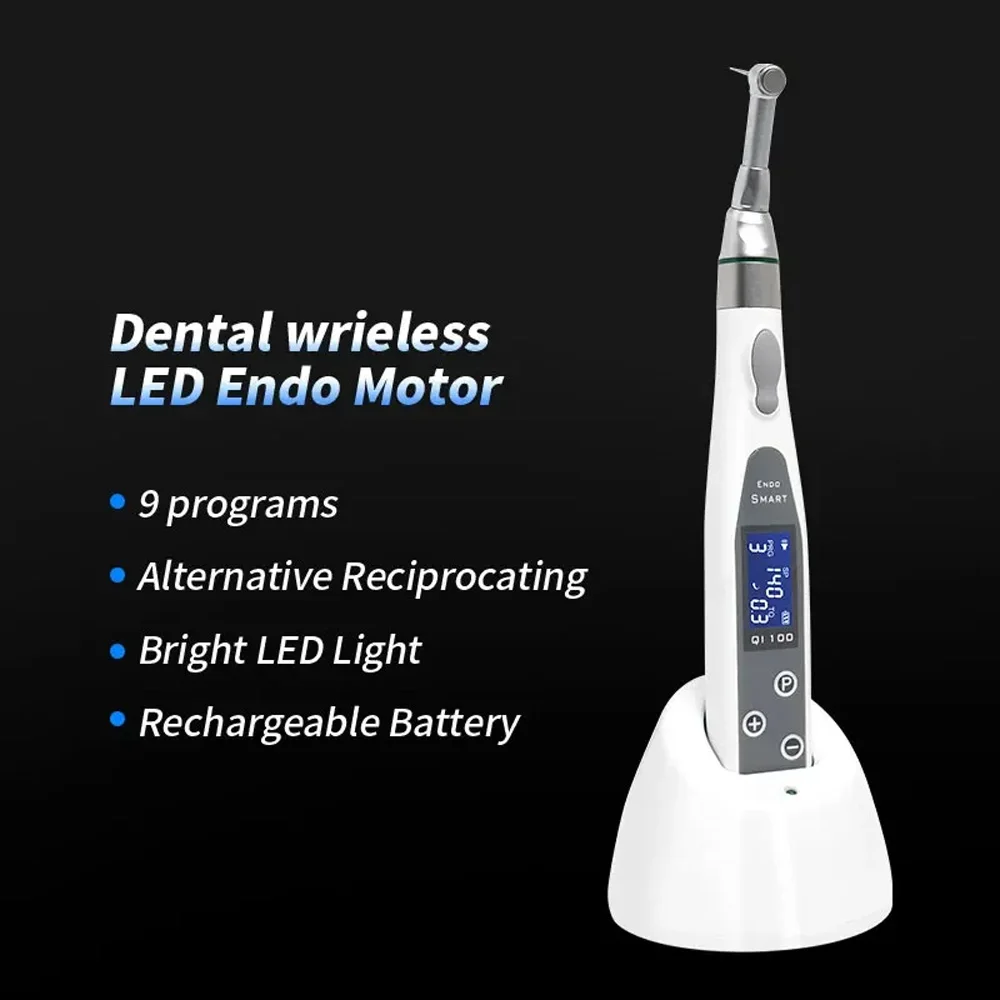 

EndoMotor 16:1 Dental Reduction Equipment Wireless Endo With LED Light rotatorio endodontico Imported Motor Root