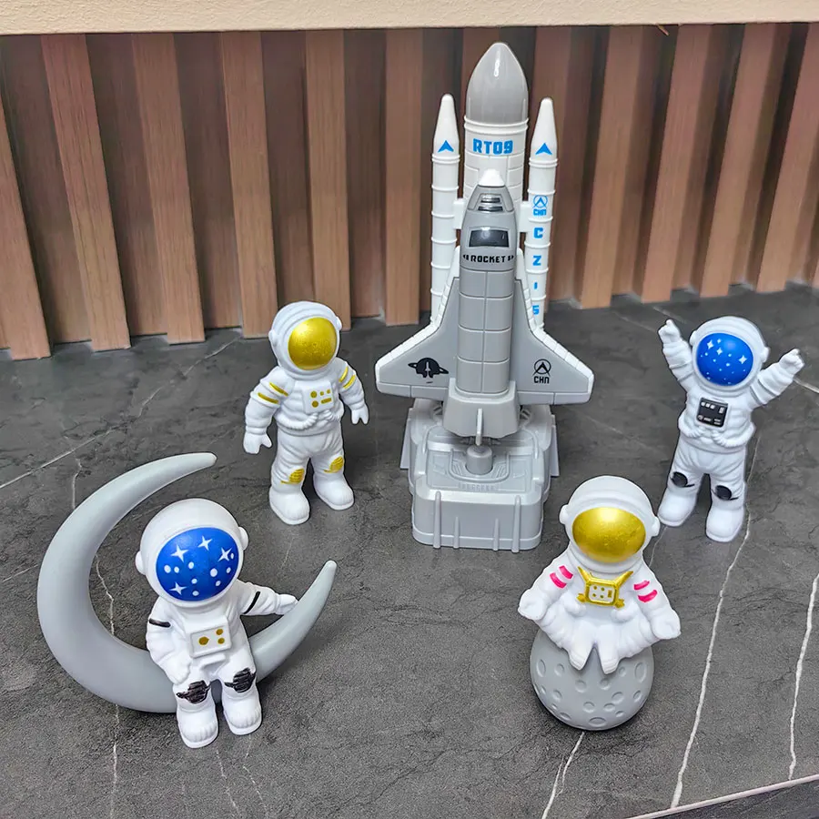 

Игрушки для запуска ракеток, блок для запуска космического корабля, модель космической станции, детские игрушки для сборки, игрушки-модели космонавтов, подарки для мальчиков