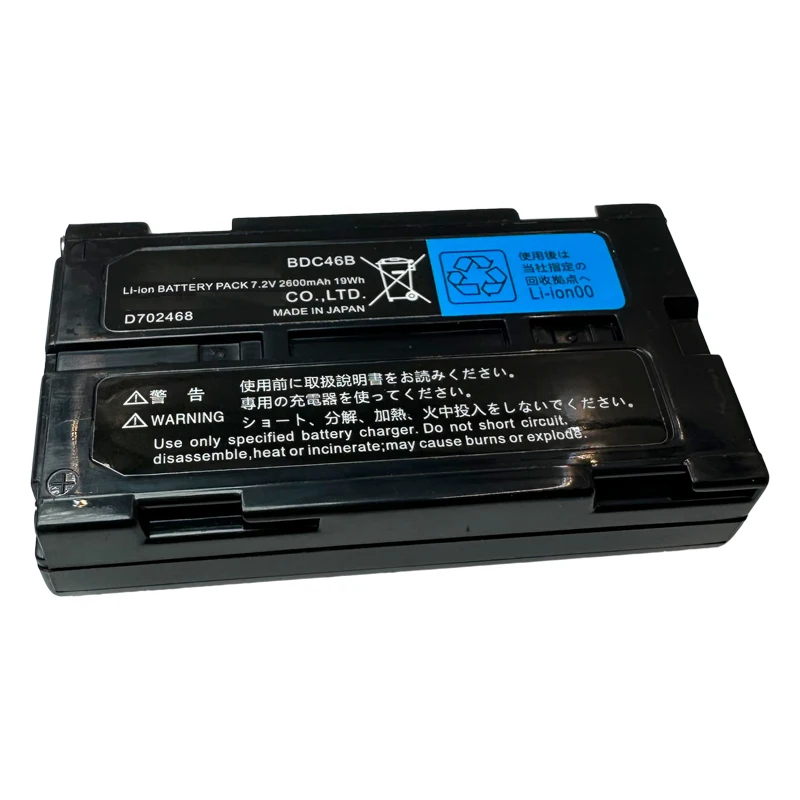 BDC46B 7.2V 19Wh 2.6Ah Rechargeable Battery for Suojia SET/NET210/510/610/SET 10 High Quality Total Station Lithium-ion Battery