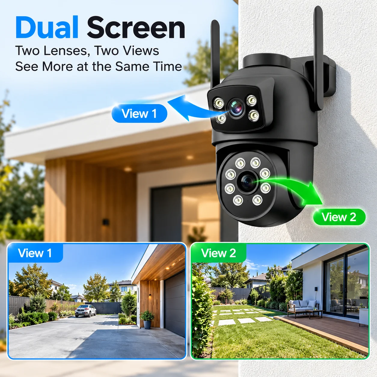 8MP 4K 16CH WIFI NVR System CCTV Surveillance Kit Auto Tracking P2P Color Night Vision PTZ IP Cameras Security EseeCloud System