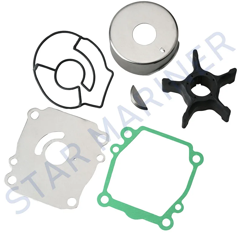 17400-92J21 Water Pump Impeller Repair Kit For Suzuki Outboard DF90-140 2009-Later SN# 983646 & UP Boat Engine Replaces Parts