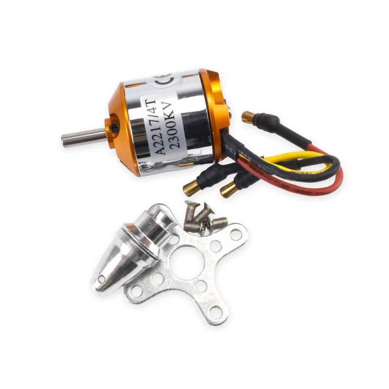 صنعة جيدة XXD A2217 فرش السيارات عزم دوران عالي Outrunner 4 مللي متر رمح 950-1750KV ل FPV سباق رباعية RC طائرة ترقية #2