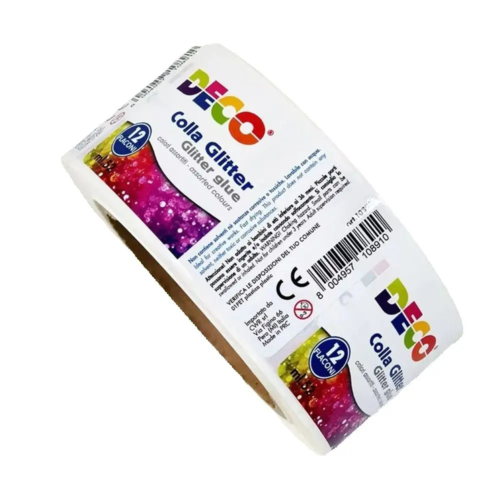 Custom Logo PVC Labels | Adhesive Transparent Stickers | Colorful UV Printing | Hot Stamping