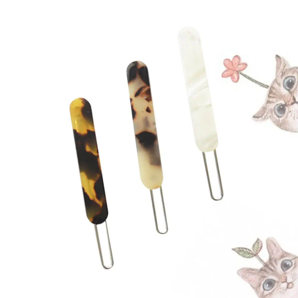 3 قطع دبوس شعر بإبزيم الفهد خفيف الوزن وآمن ومتين وسهل الإصلاح وتفاصيل رائعة وديكور جذاب للسيدات والفتيات