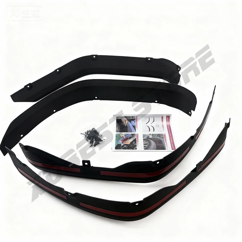 Jimny Exterior Accessories 4PCS/SET Fender Wheel Arch Widen Splash Guard Extend Cover for Suzuki Jimny 3/5 Door JC74 2019+