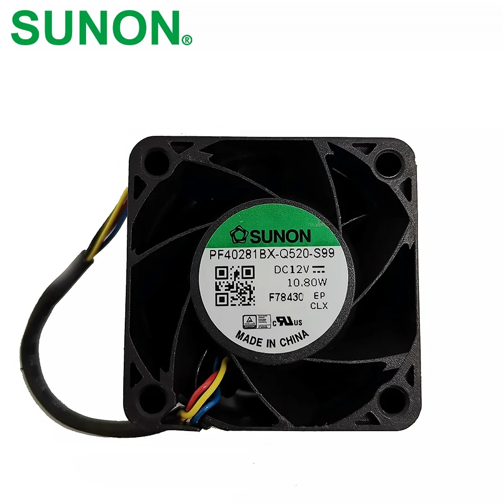 

For Sunon PF40281BX-Q520-S99 4028 12V 10.8W PWM 4-p axial cooling fan