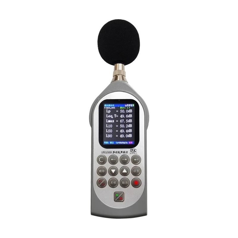 

AWA5688 Multifunctional Sound Level Meter AWA6228 + Noise Statistics Spectrum Analyzer AWA5680