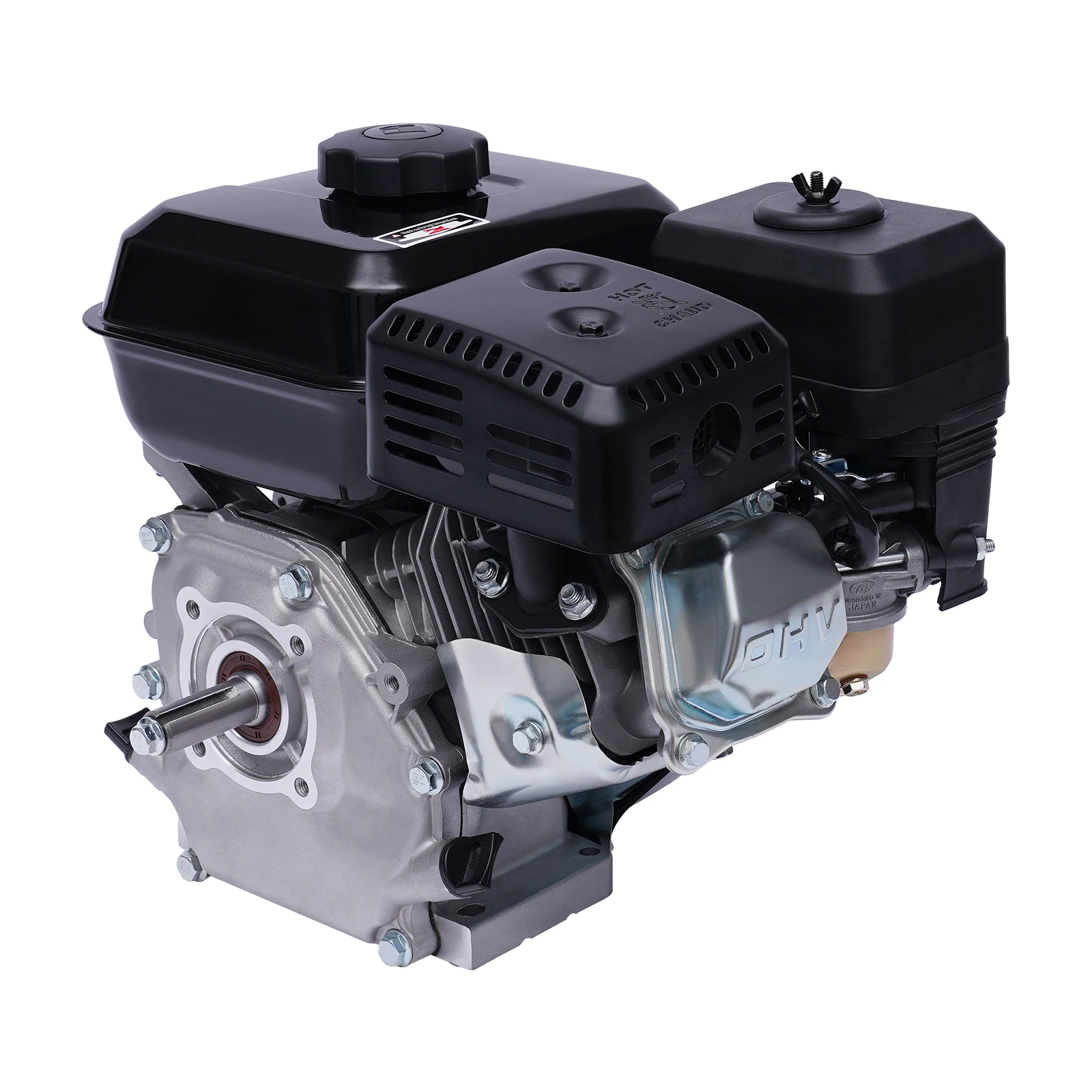 7.5HP Gas Engine 210cc Petrol Gasoline 1 Cylinder Engine OHV 4 Stroke Engine Replacement for Honda GX160 Air Cooling