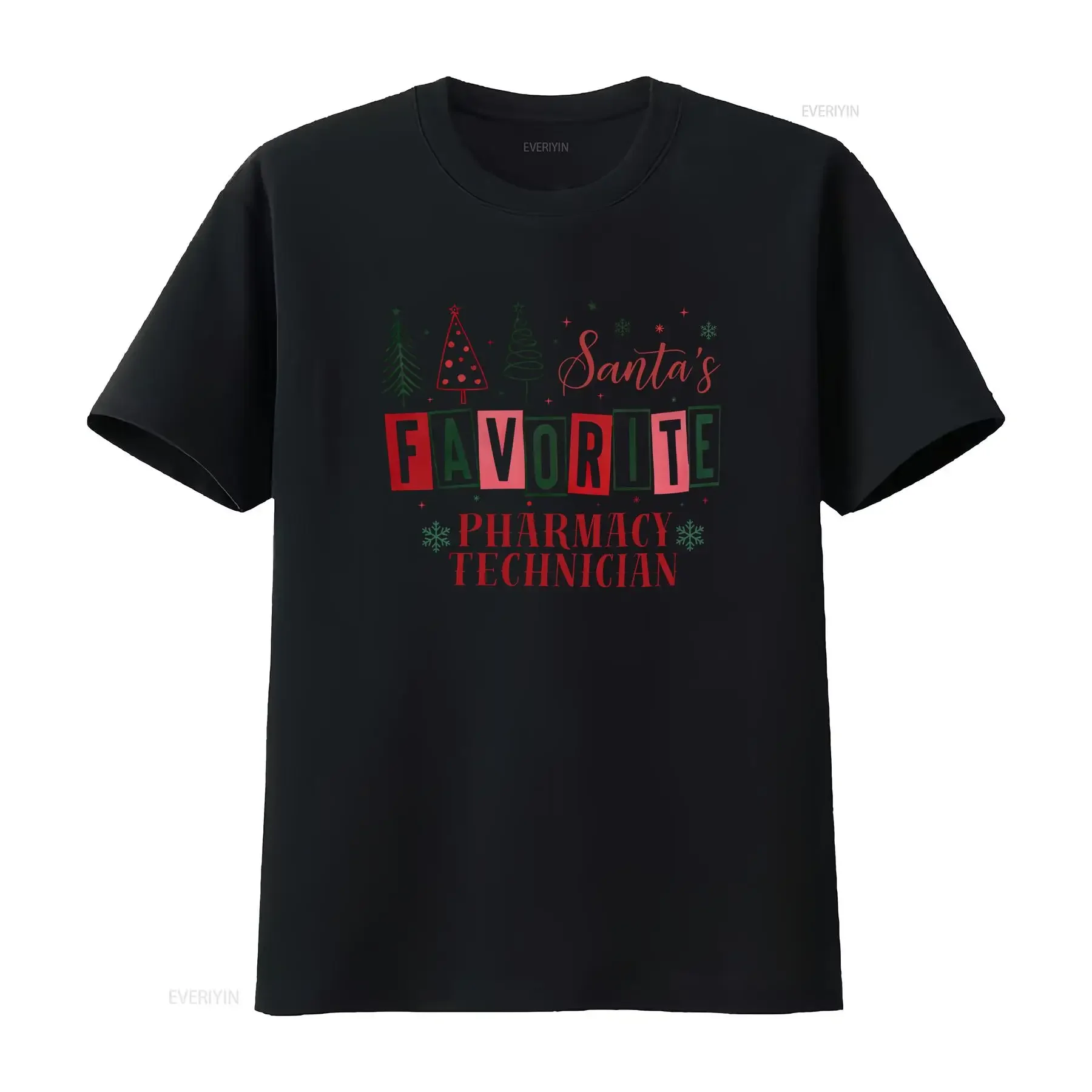 Christmas Pharmacy T Shirt Santa's Favorite Tech Team Appreciation Week Technician vintage Washed Unisex homme graphic fashion