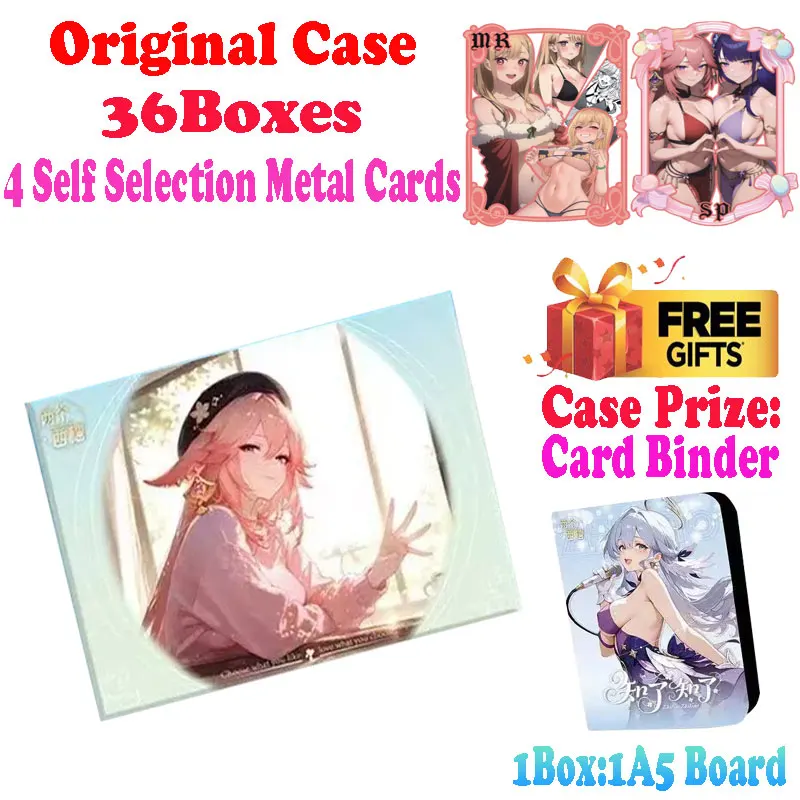 

2025 Lastest A5 Size Too See You Zhiliaozhiliao Goddess Waifu Card Board Master Set No Dupes Ganyu Furina Keqing Artboard