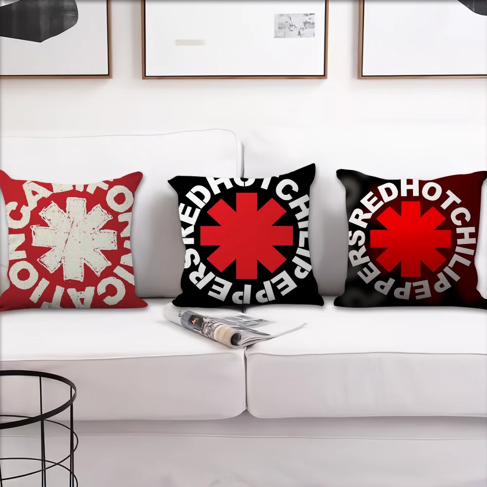 Band Red Hot C-Chili P-Peppers RHCP  Comfortable Decorative Pillow Case Suitable for Home Living Room Sofa Room Decoration