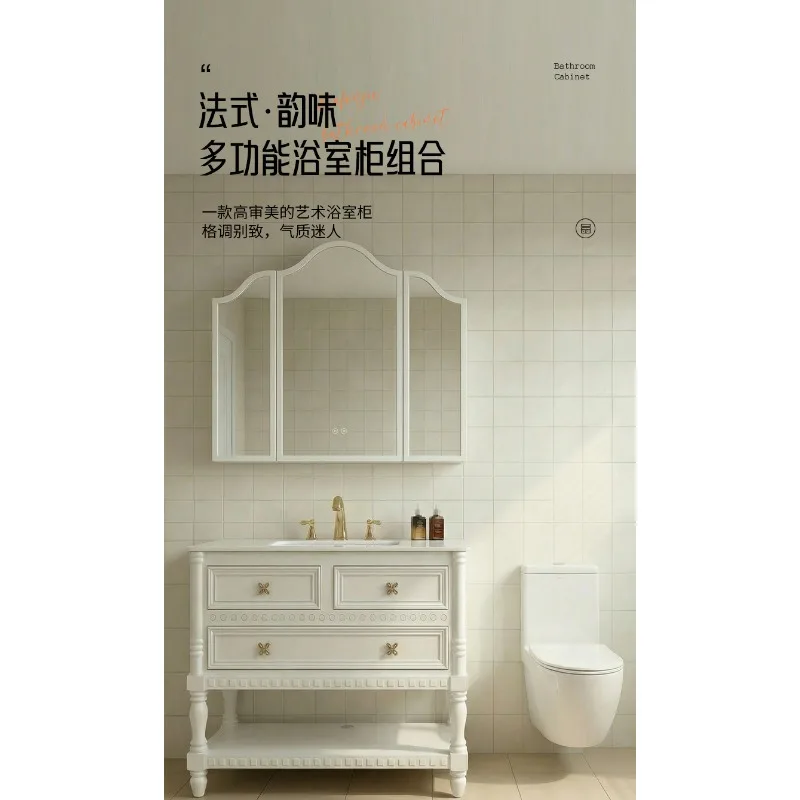 

Напольный шкаф для ванной комнаты из дуба с покрытием, комбинация тумбы под раковину и раковины для ванной комнаты