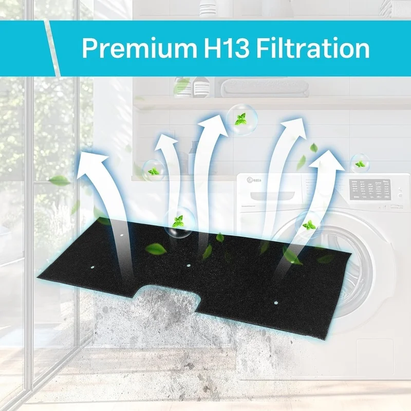 A65T 8pcs WH01X35719 Lint Filter for GE Profile Washer-Dryer Combo PFQ97HSPVDS Hand-Washable Reusable