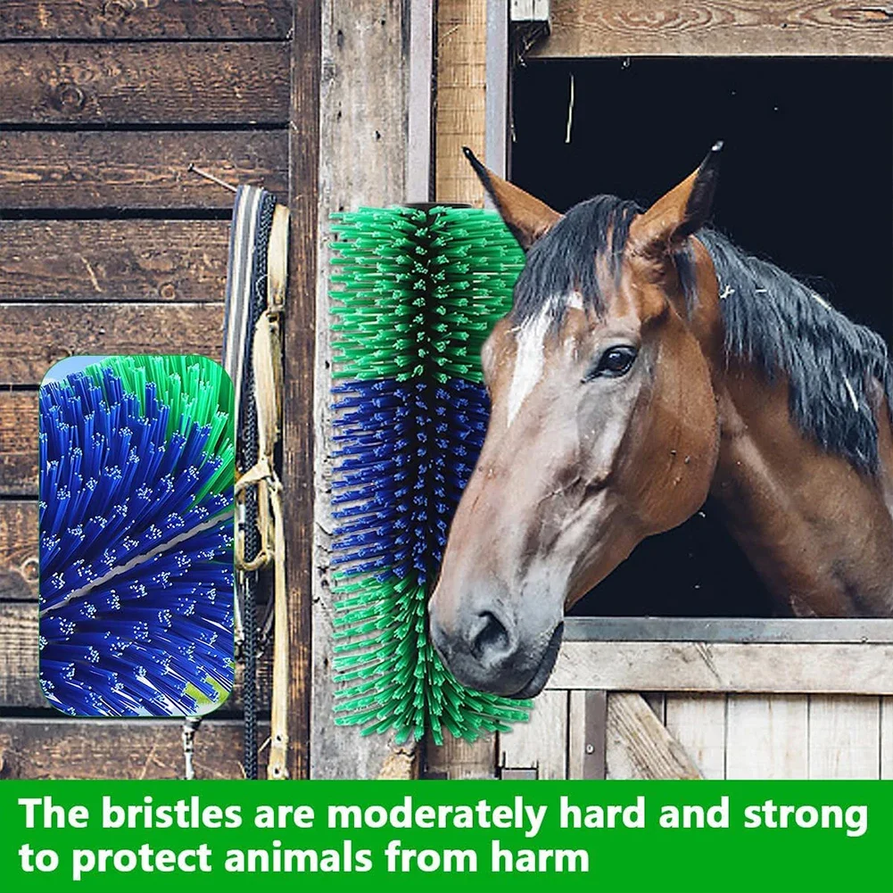 Cow Horse Goat Livestock Brush Massage Grooming Brush Livestock Scratching Brush Suitable for Livestock Horse Cattle Sheep Pig