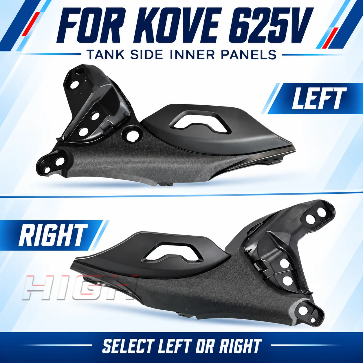 Fuel tank side trim inner panel left right FOR KOVE 625V 625 V