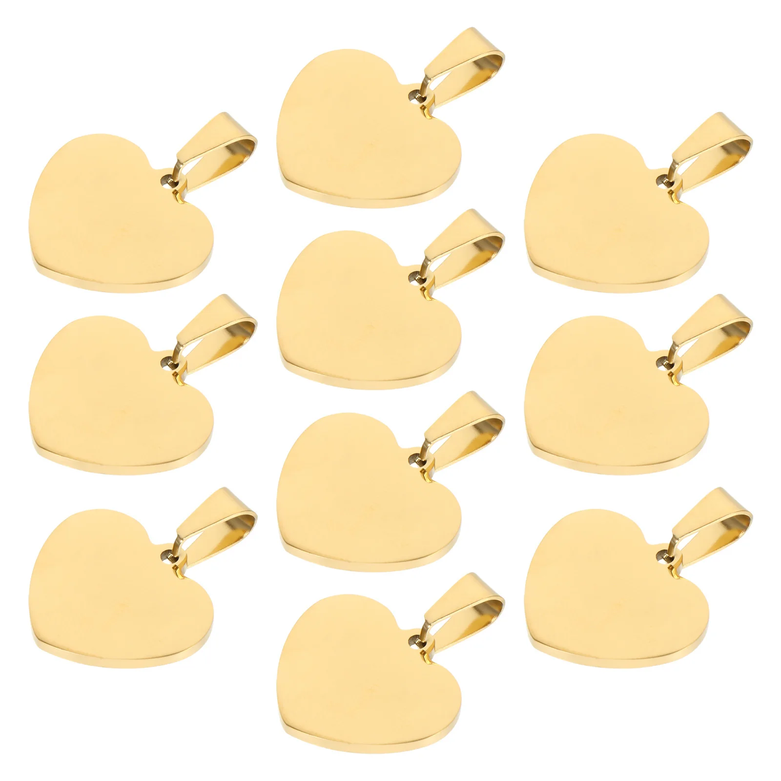 

10 шт. кулон в форме сердца из титановой стали, материал тонкой работы для ювелирных изделий «сделай сам», аксессуары ручной работы, украшения, яркие подвески