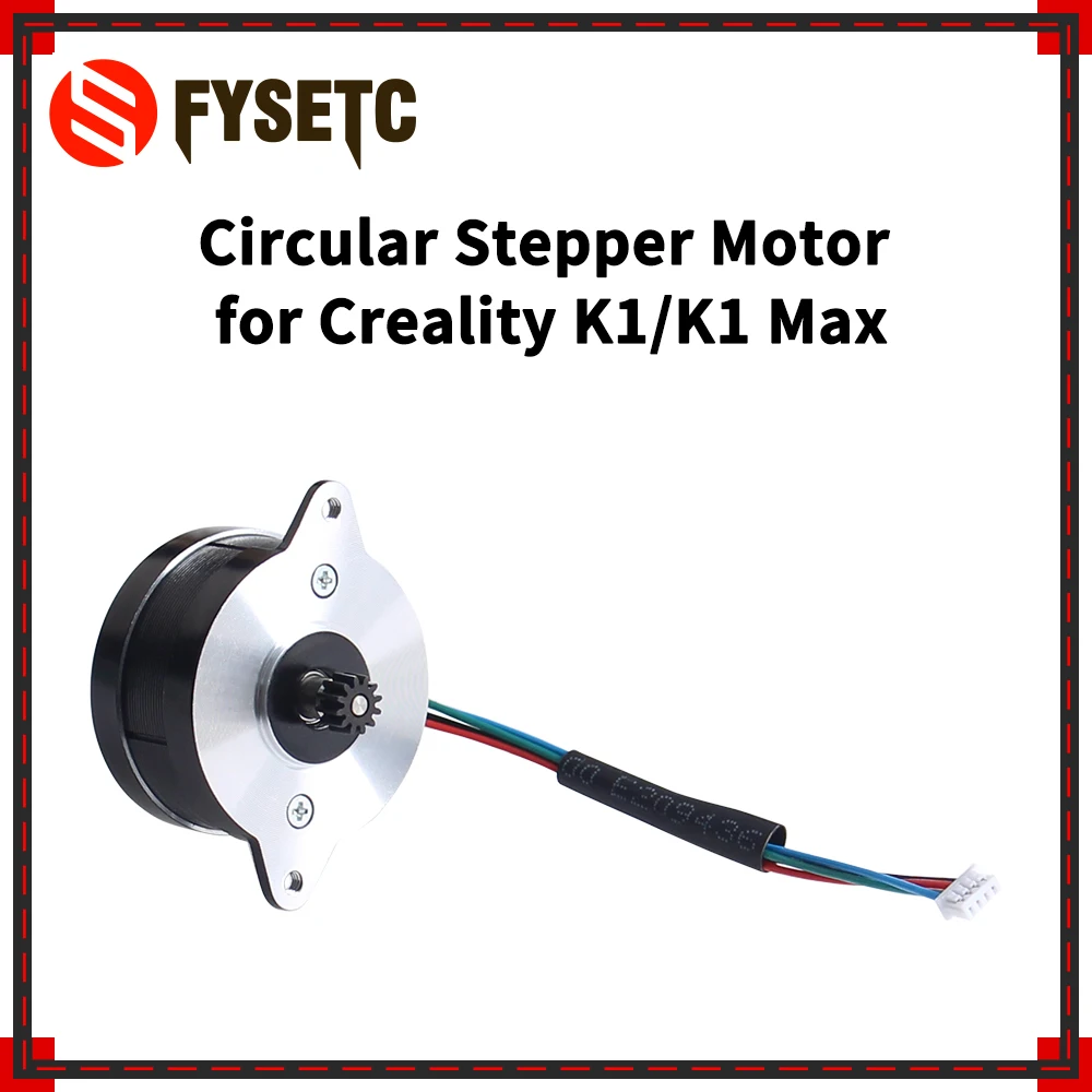 For K1/K1 Max Extruder Stepper Motor with Motor Extrusion Mechanism Kit 1.8 Degree 12 Tooth Gear for Creality K1/K1 Max 3D Print