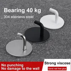 Hooks Self-adhesive Keys Cloth Coat Easy Installation Home Accessories Plastic Sturdy And Durable Storage Hanger Hanger Rack