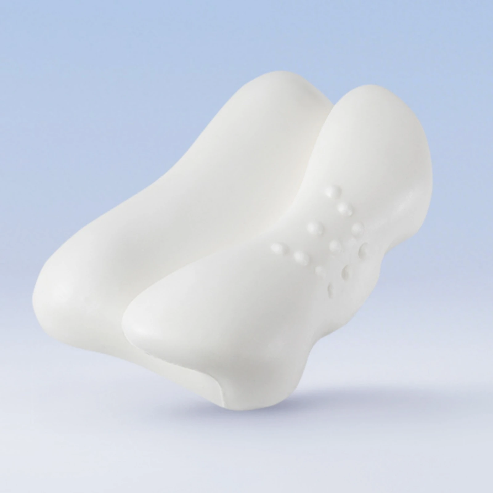 Two-tierContour Memory Foam Pillow Pressure Relief Memory Foam Cervical Pillow Bedding Breathable Odorless for Sleeping