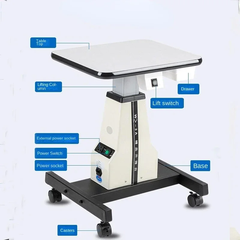 

3A electric lifting table optometer curvature meter slit lamp electric table automatic lifting table Hot sales