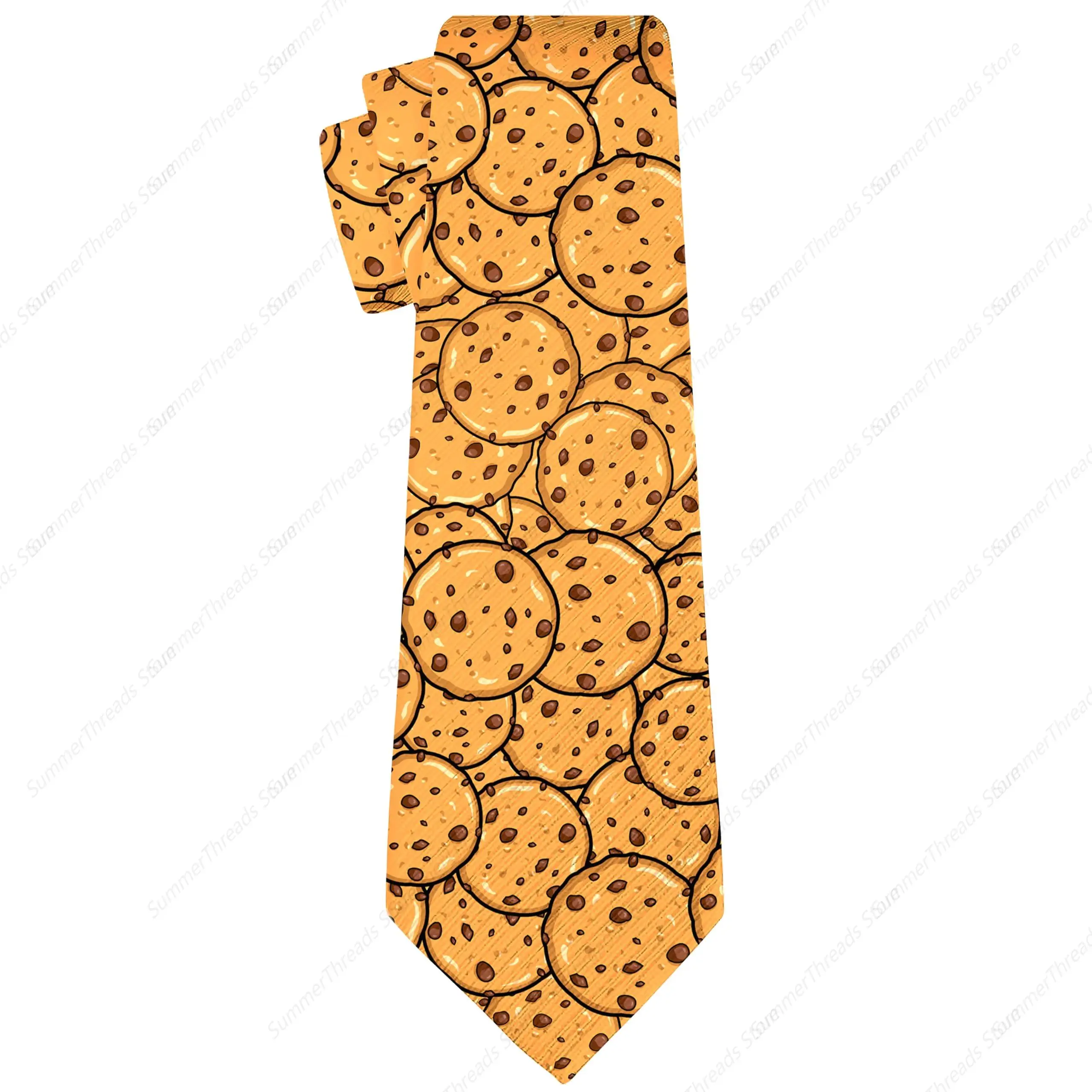 

Галстук с печеньем для мужчин, забавные шоколадные галстуки с печеньем, мужской галстук с печеньем, новинка, галстук с едой для свадьбы, деловой вечеринки