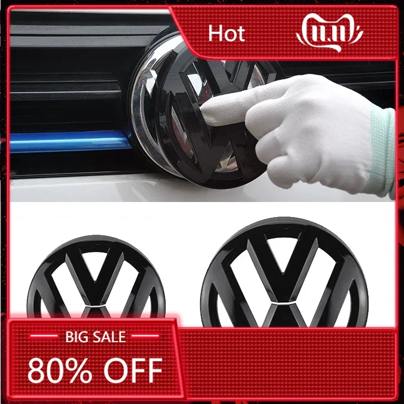 

Горячая новинка 2026: 2 шт. эмблемы из АБС-пластика для передней решетки и заднего багажника автомобиля Volkswagen VW Golf 5 6 7 7.5 8 MK5 MK6 MK7