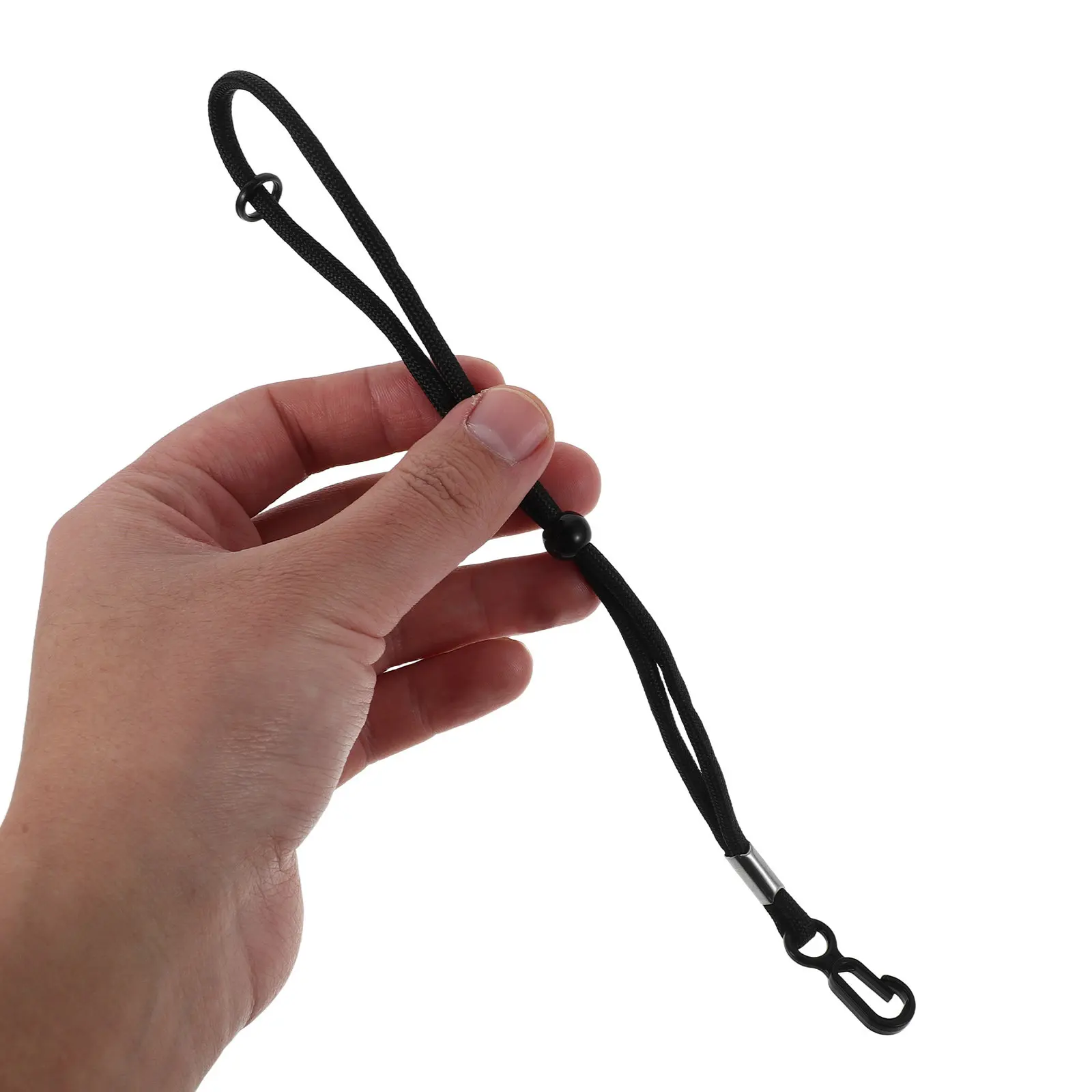 

1 пара регулируемых эластичных ремешков для лыжных перчаток, страховочные шнурки от потери, для зимних видов спорта на открытом воздухе, черные