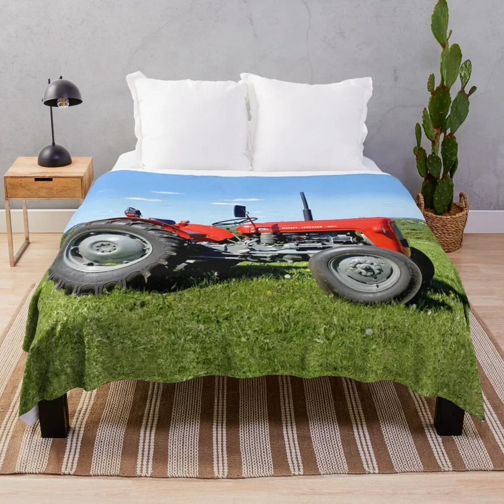 Massey Ferguson 35 Tractor Throw Blanket Custom blankets ands Blankets