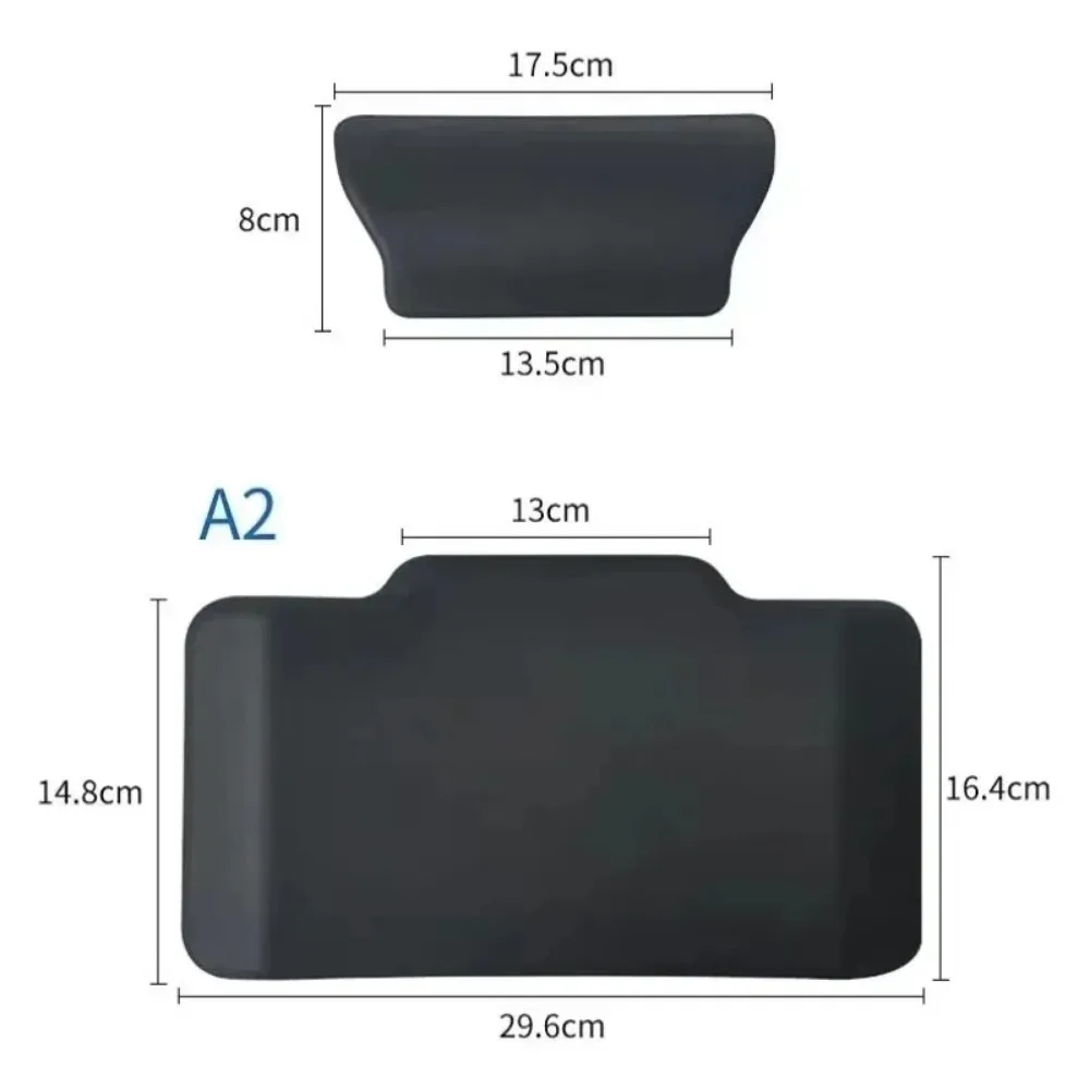 Motorcycle Passenger Backrest Back Self-adhesive Shockproof Universal for Moto Rear Top Case Box Luggage Cushion Pad Backrest