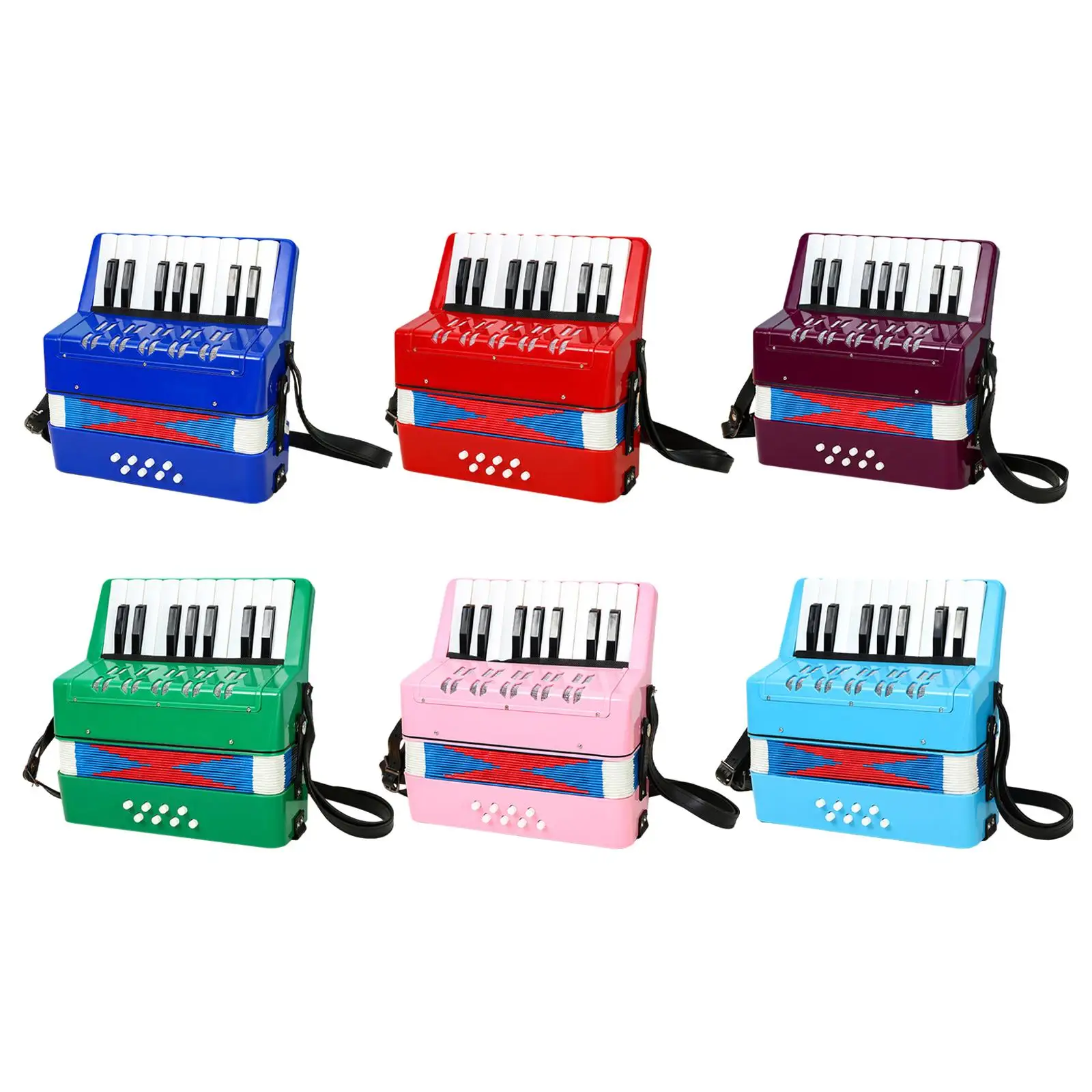 

17 Keys 8 Bass Piano Accordion Music Educational for Beginner Music Lovers